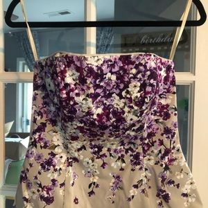 WHBM Floral Bustier